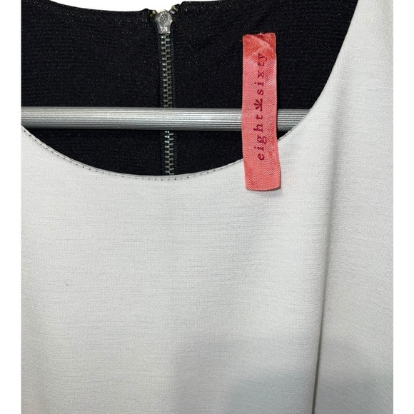 Eight Sixty Black & White Colorblock Bodycon Dress – Size Small - Picture 3 of 4